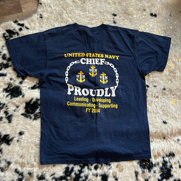 Men’s Navy T Shirt L - Picture 1 of 4